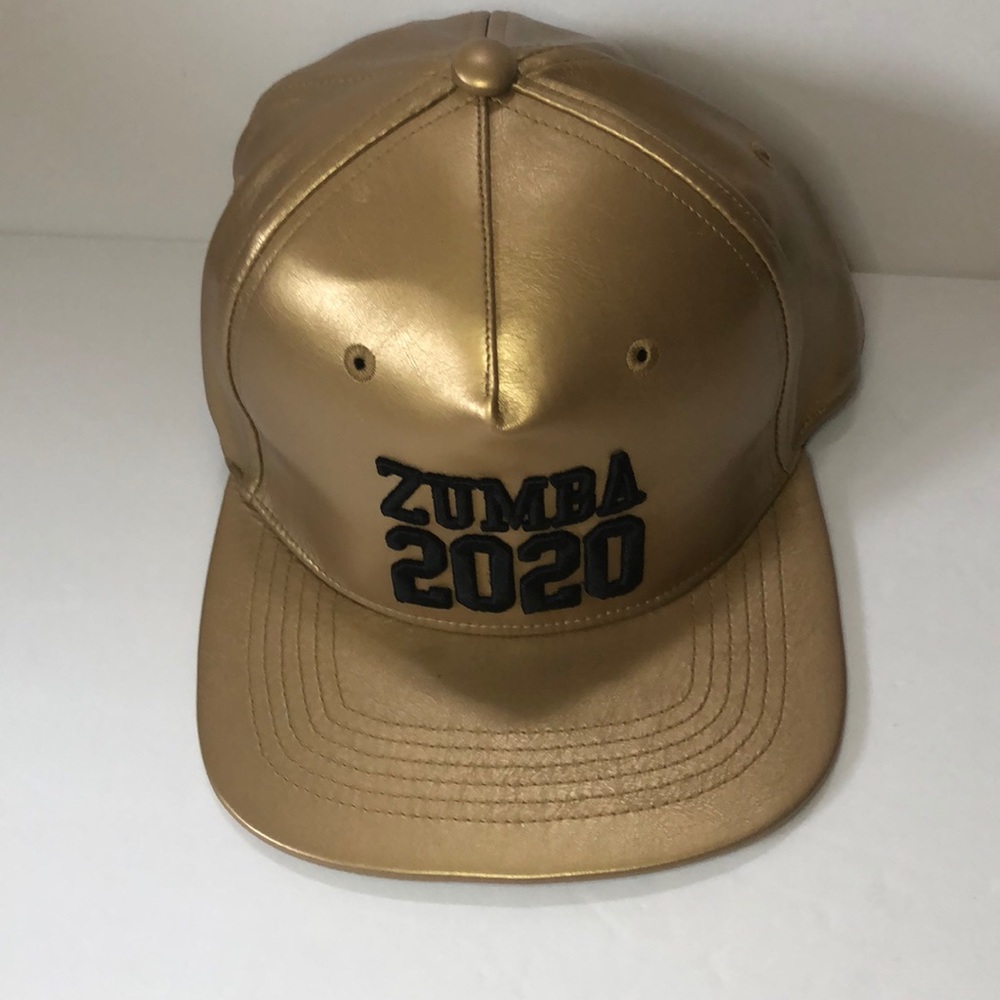 Zumba 2020 Gold Metallic Snap Back Hat